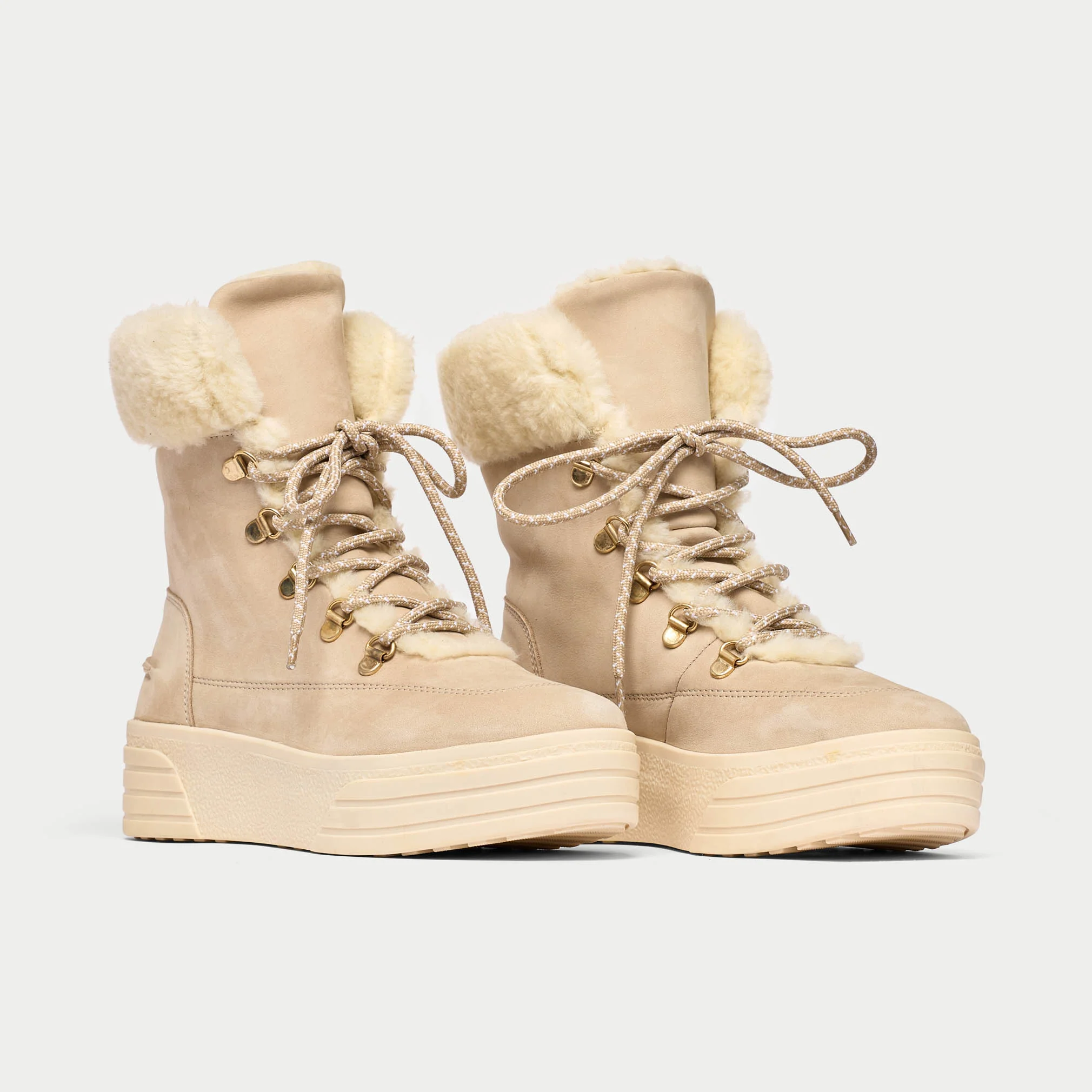 Abbie - Ice Nubuck Leather Boots - Image 4