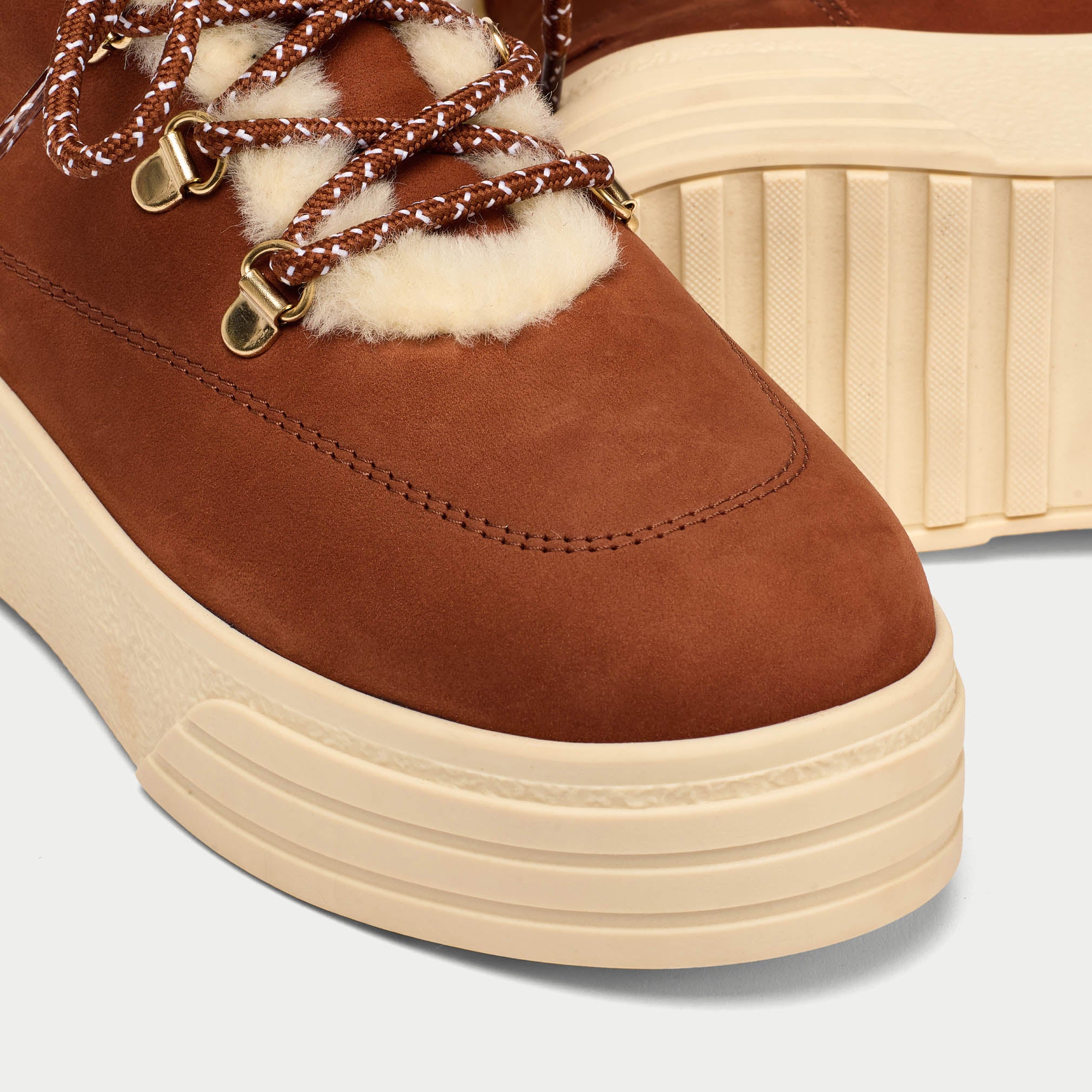 Abbie - Rust Nubuck Leather Boots - Image 5