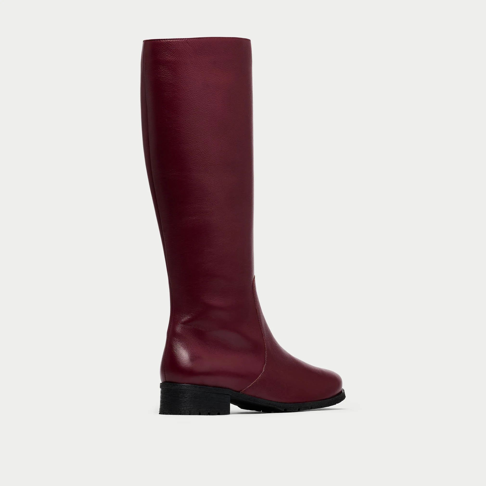 Bella - Cherry Leather Boots - Image 6