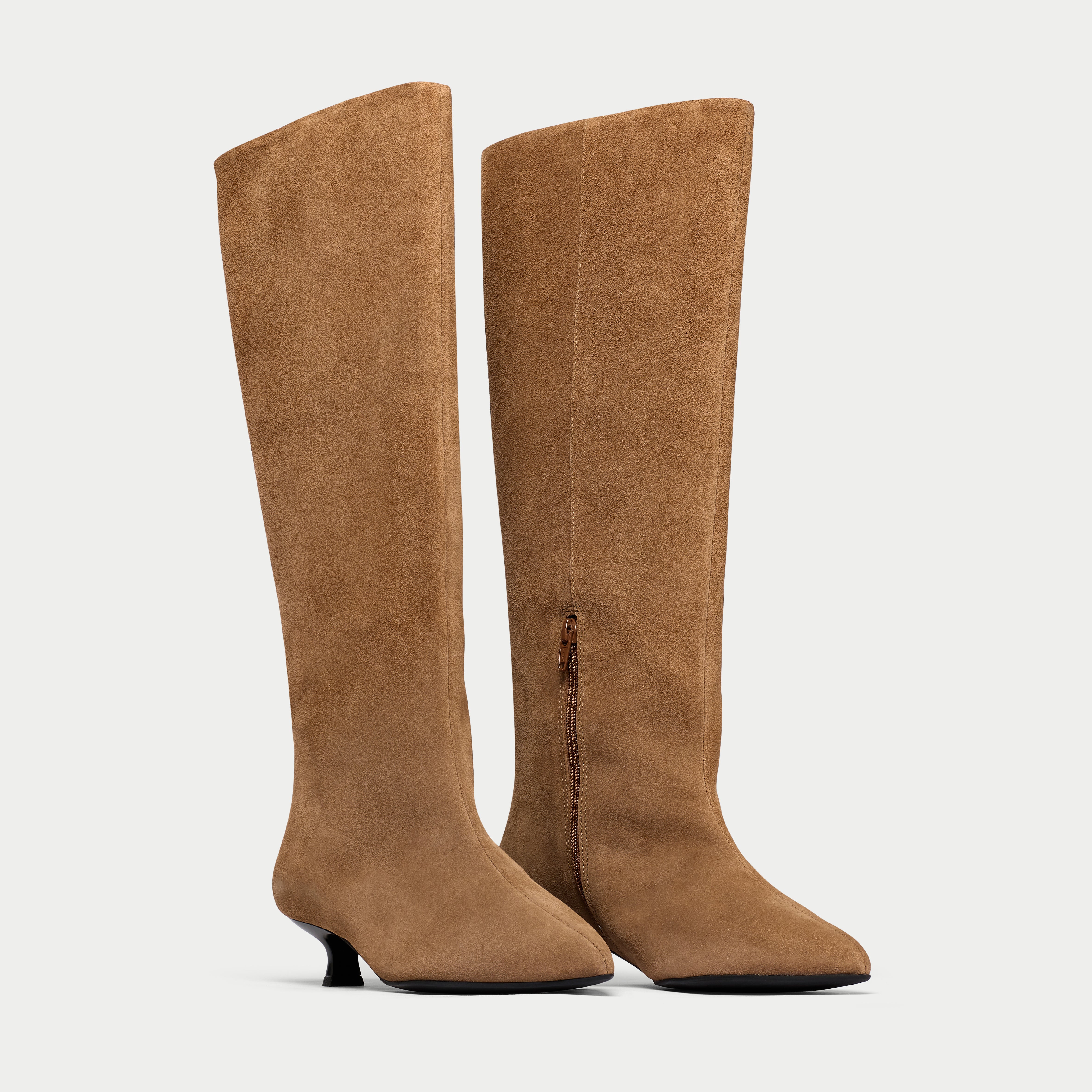 Bonnie - Mocha Suede Boots - Image 3