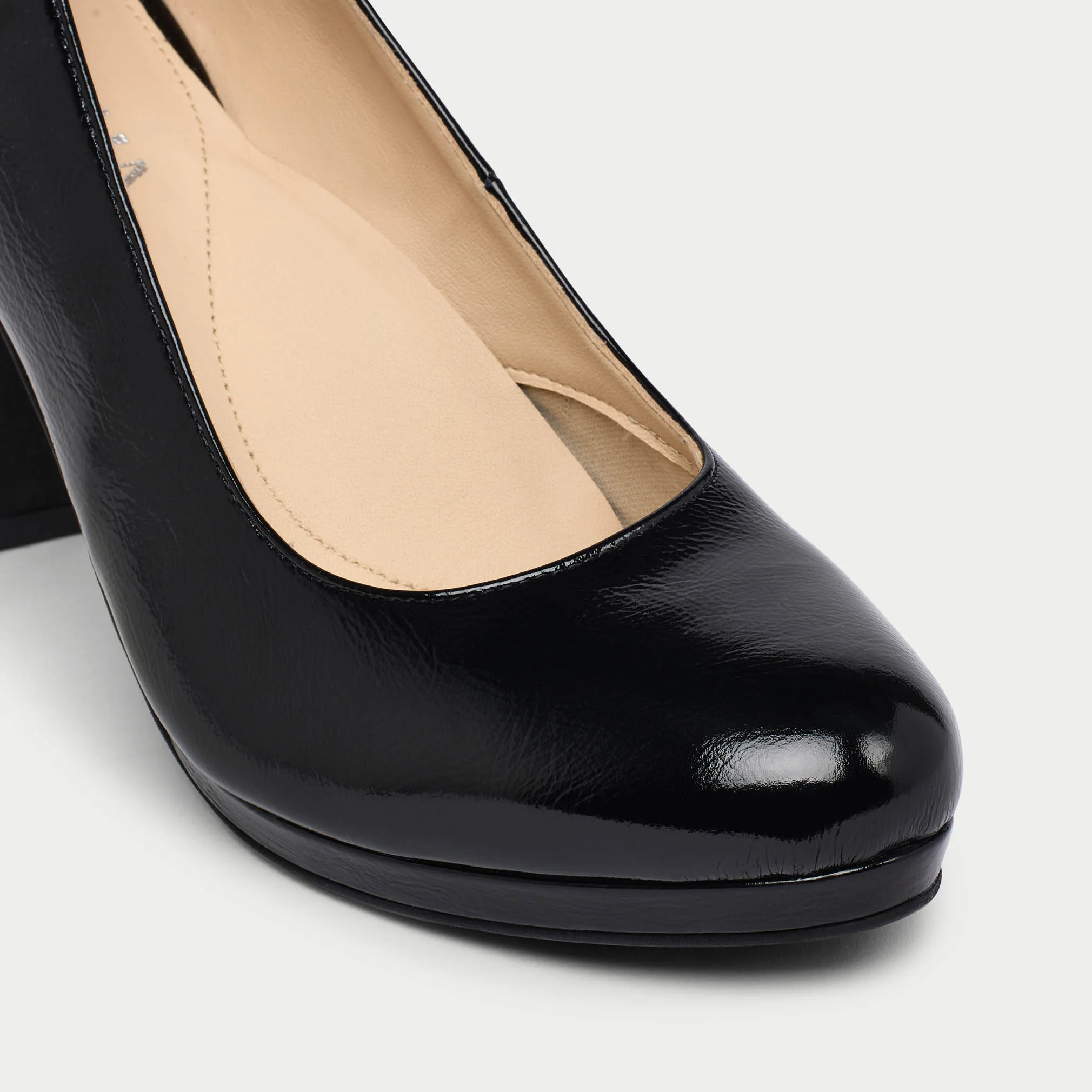 Delilah - Black Shine Leather Courts - Image 6