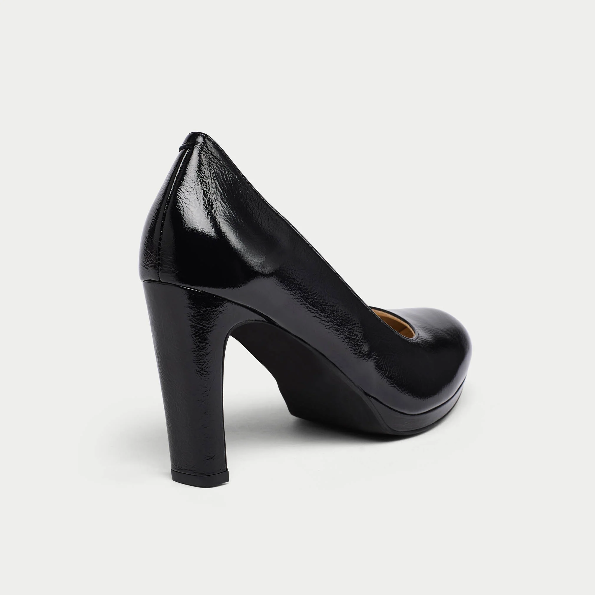 Delilah - Black Shine Leather Courts - Image 7