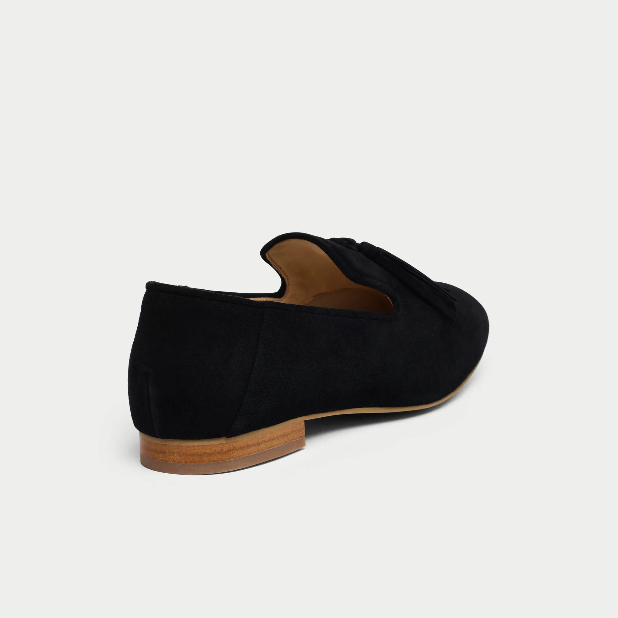 Freya - Black Suede Loafers - Image 7