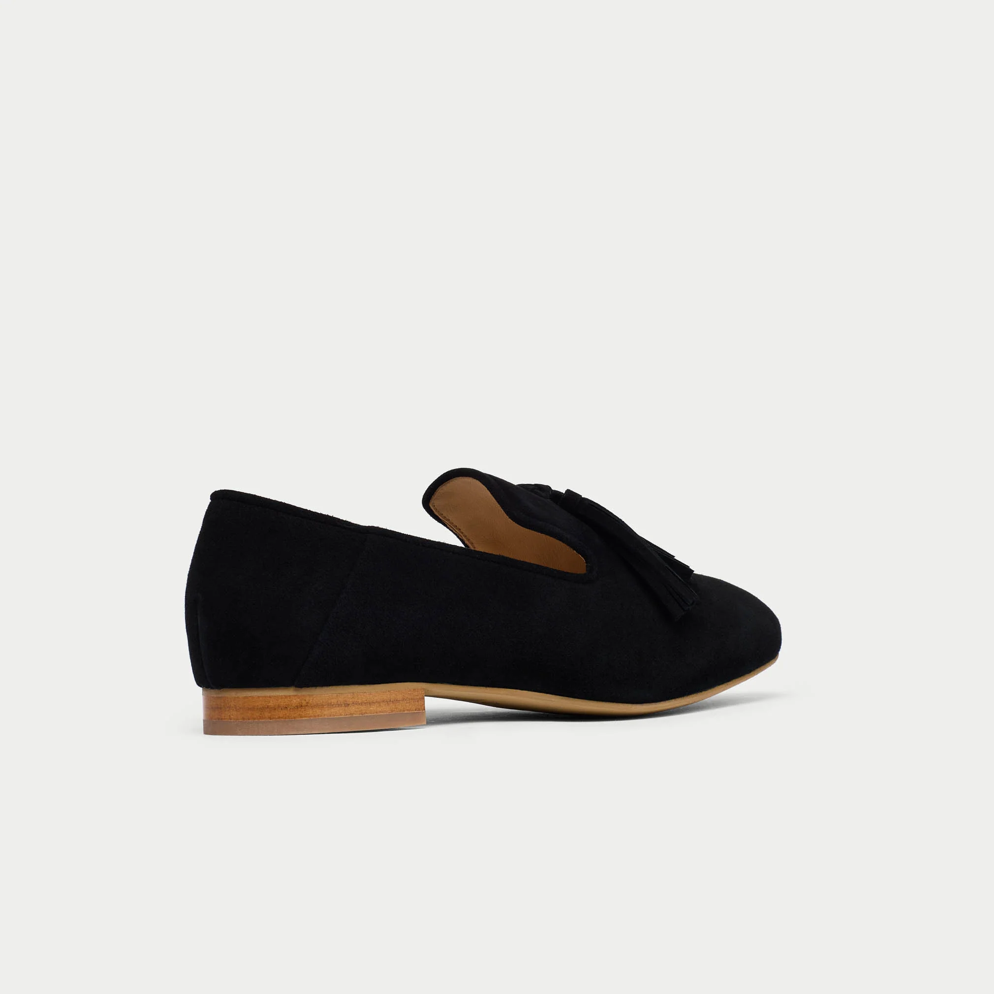 Freya - Black Suede Loafers - Image 9