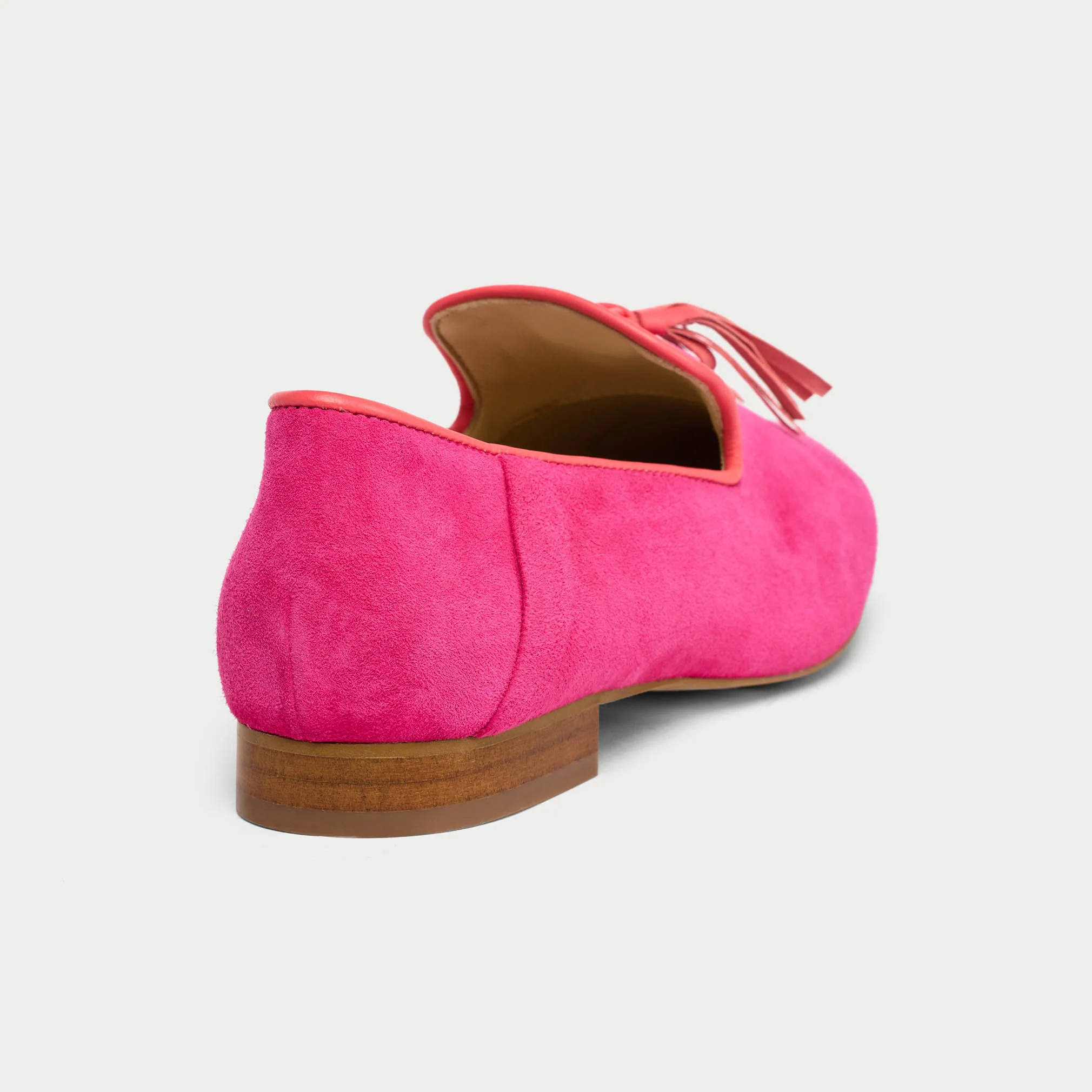 Freya - Fuchsia Suede Loafers - Image 4