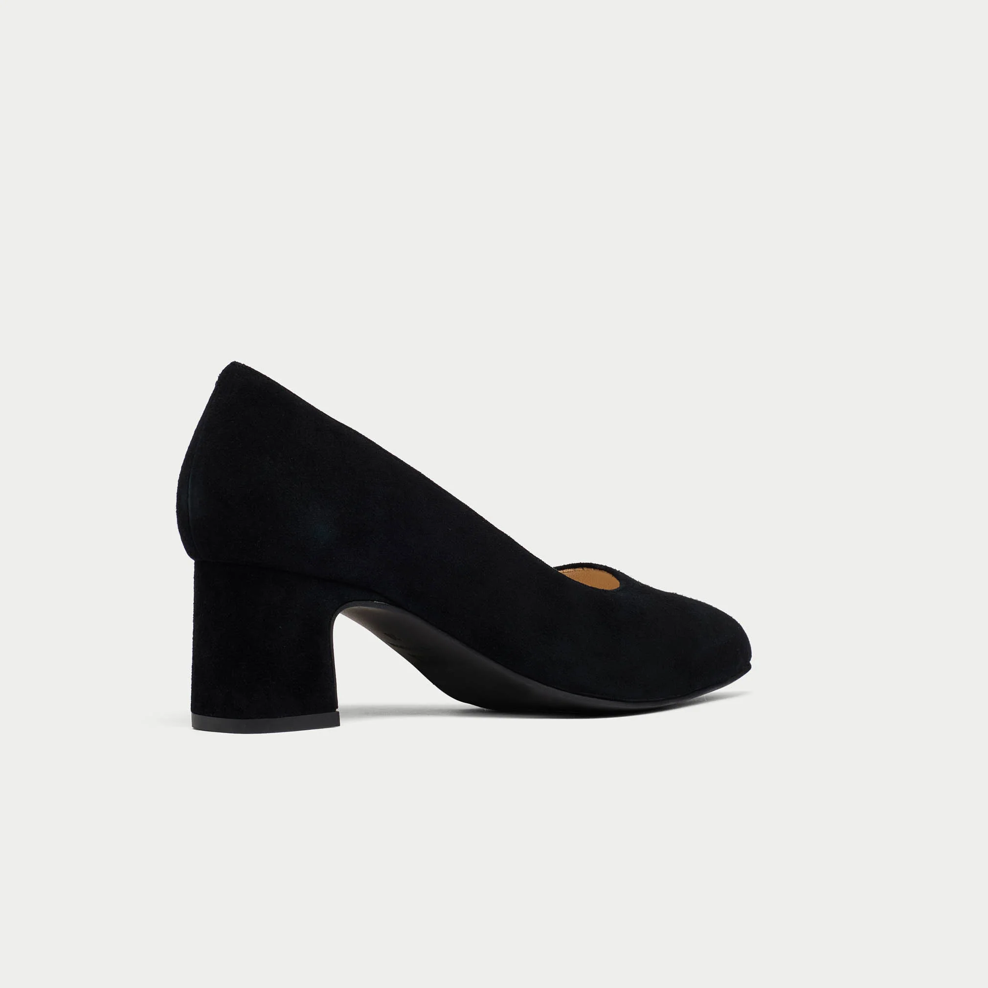 Hallie - Black Suede Courts - Image 8