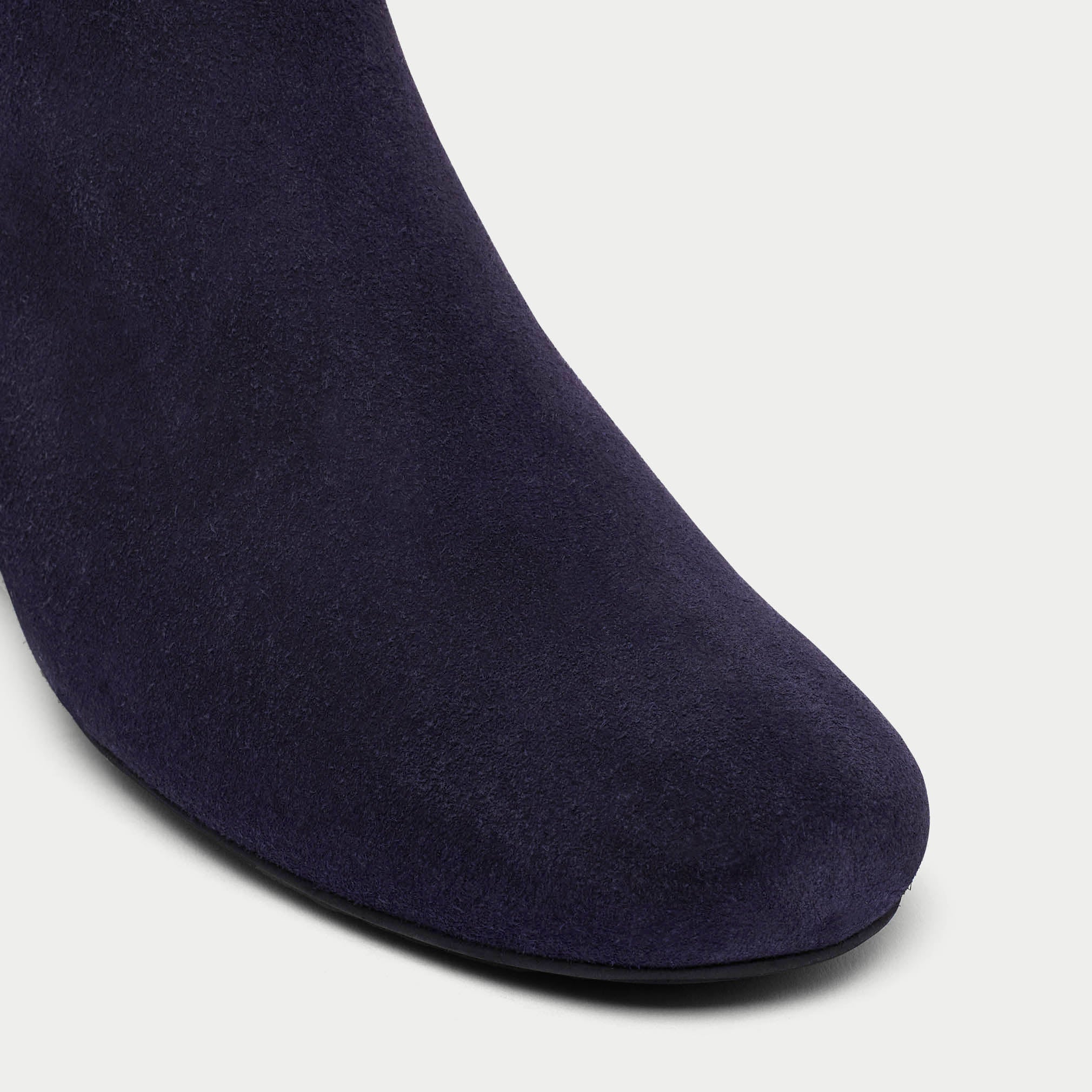 Lexie - Navy Suede Boots - Image 3