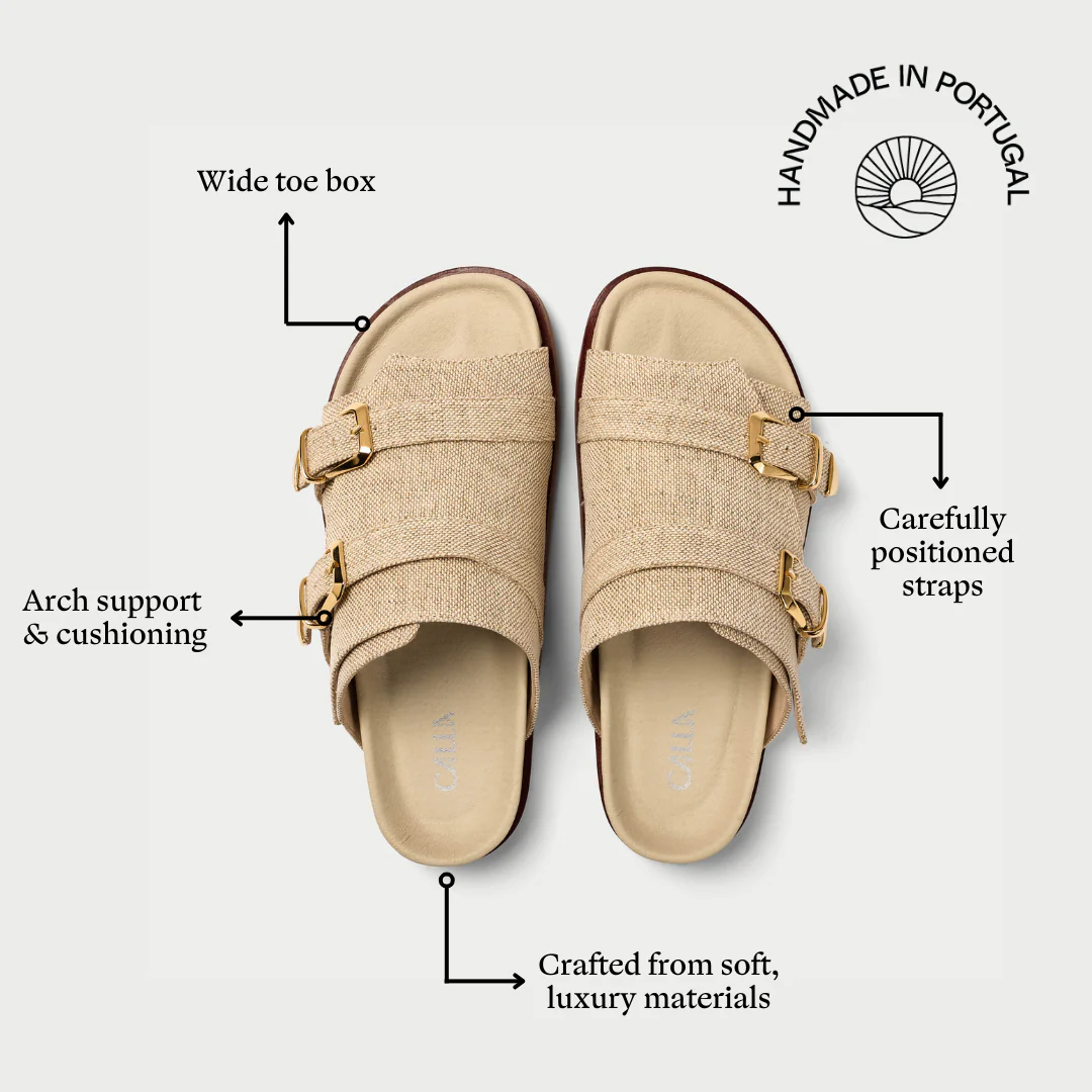 Lily - Linen Sandals - Image 7