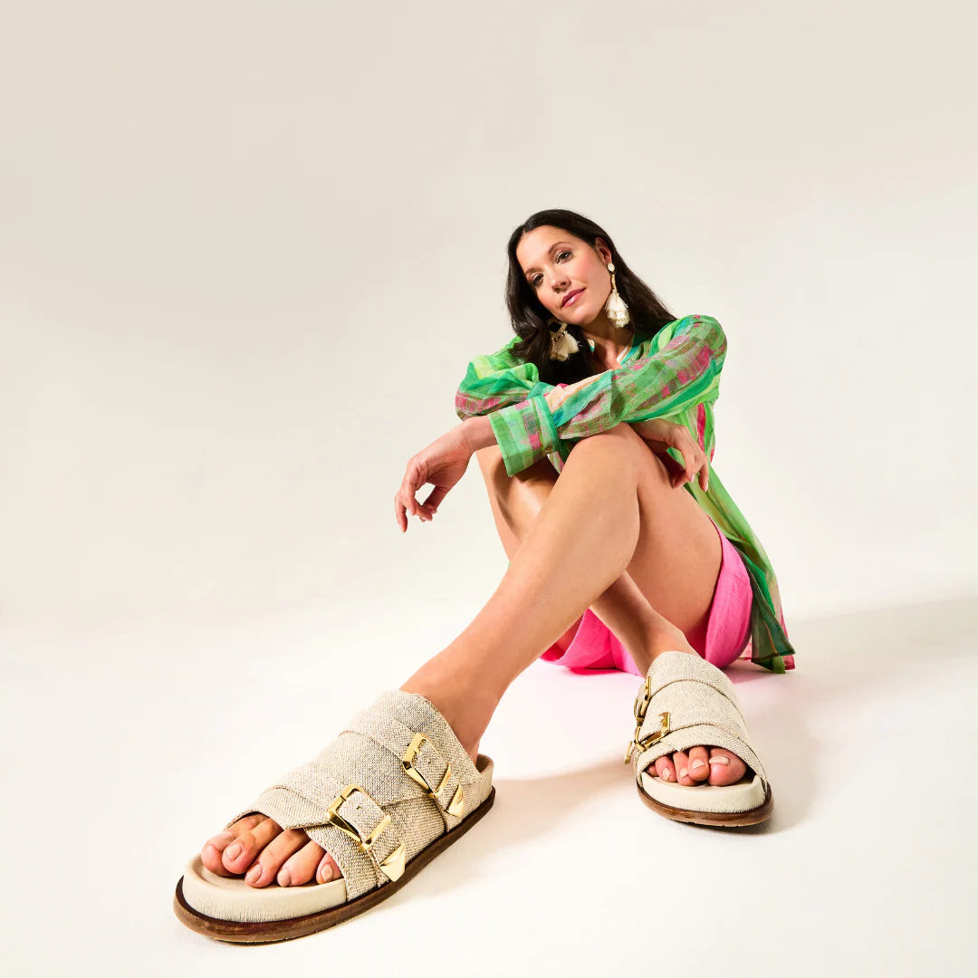 Lily - Linen Sandals - Image 9