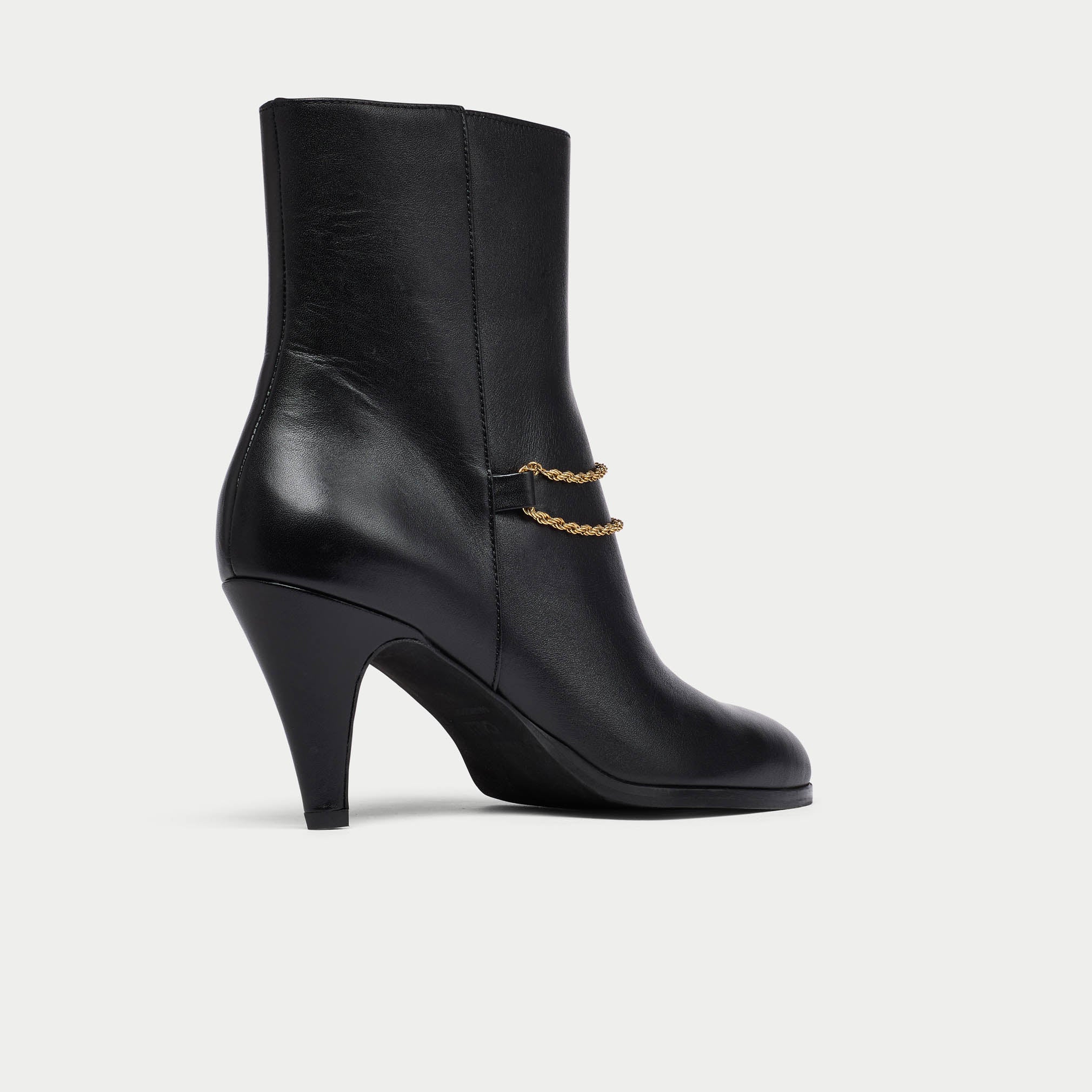 Maya - Black Leather Boots - Image 6