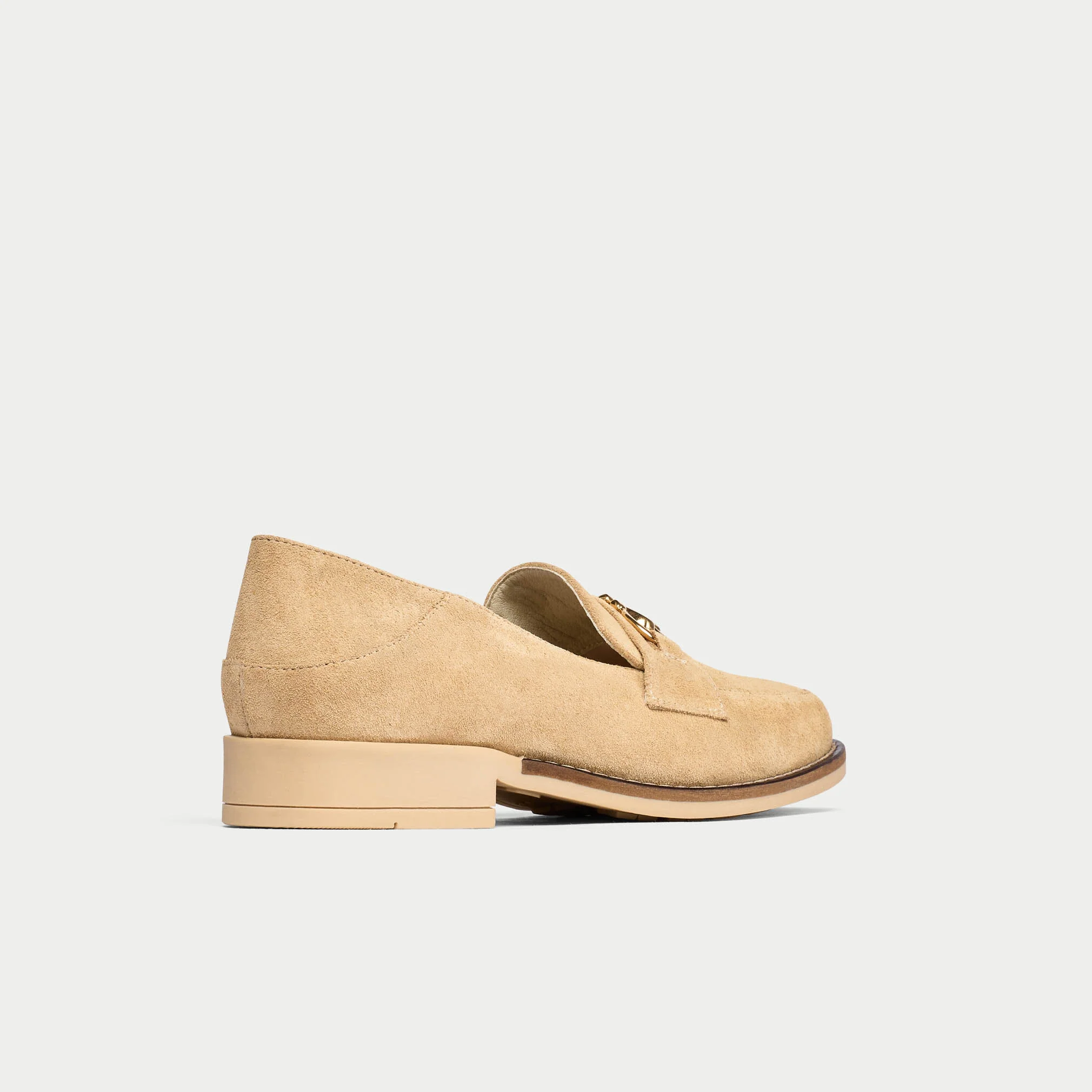 Meredith - Camel Suede Loafers - Image 8