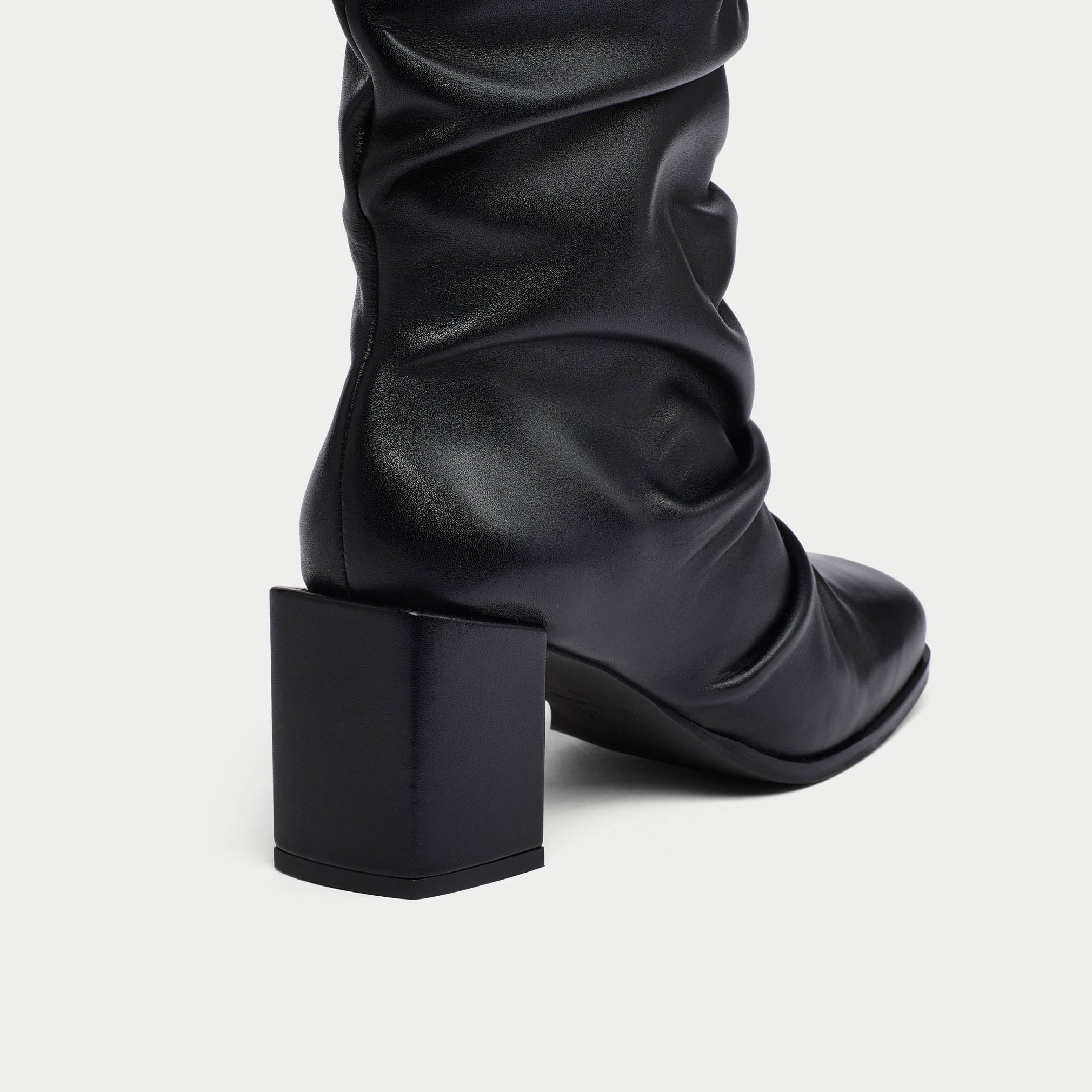 Willow - Black Leather Boots - Image 5