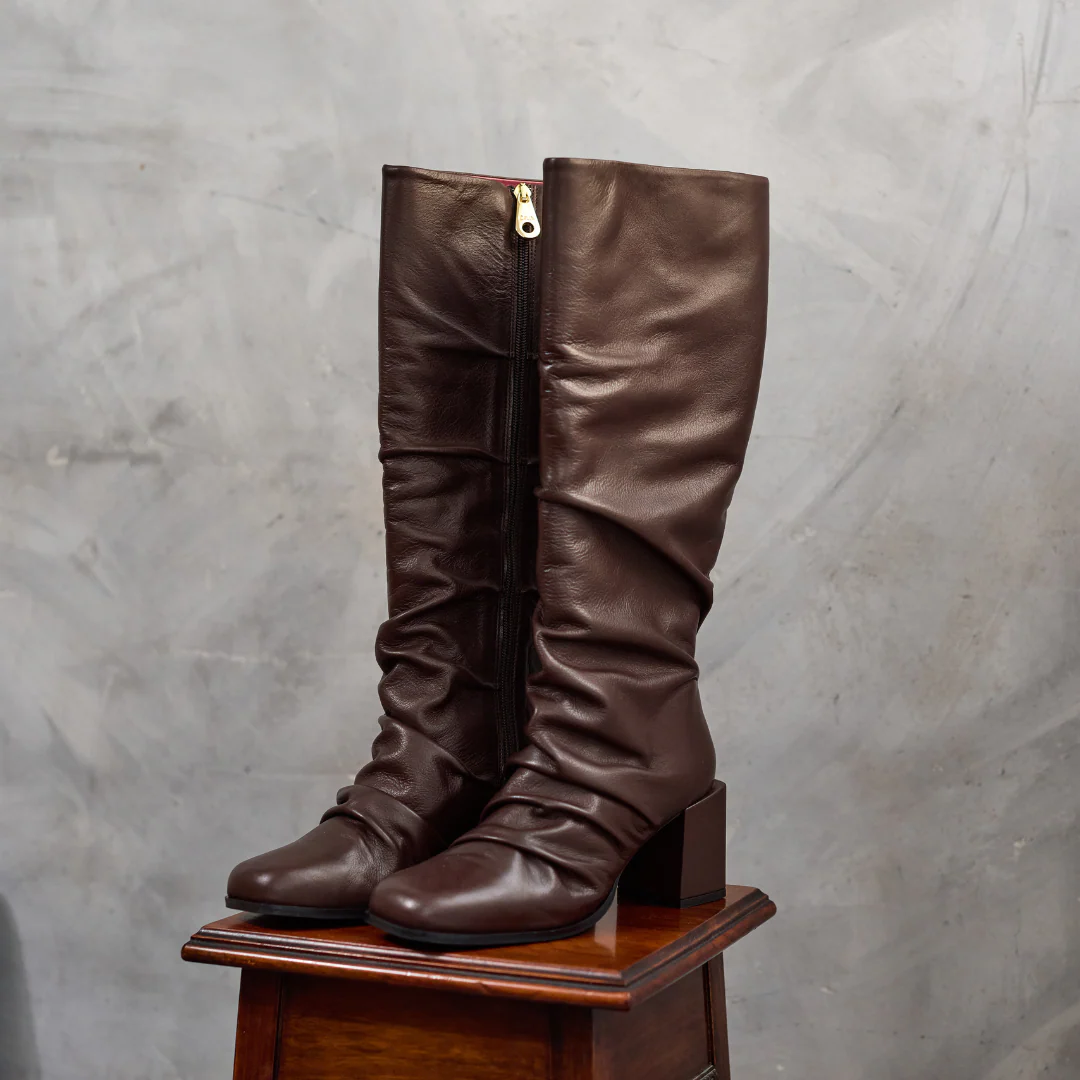 Willow - Brown Leather Boots - Image 7